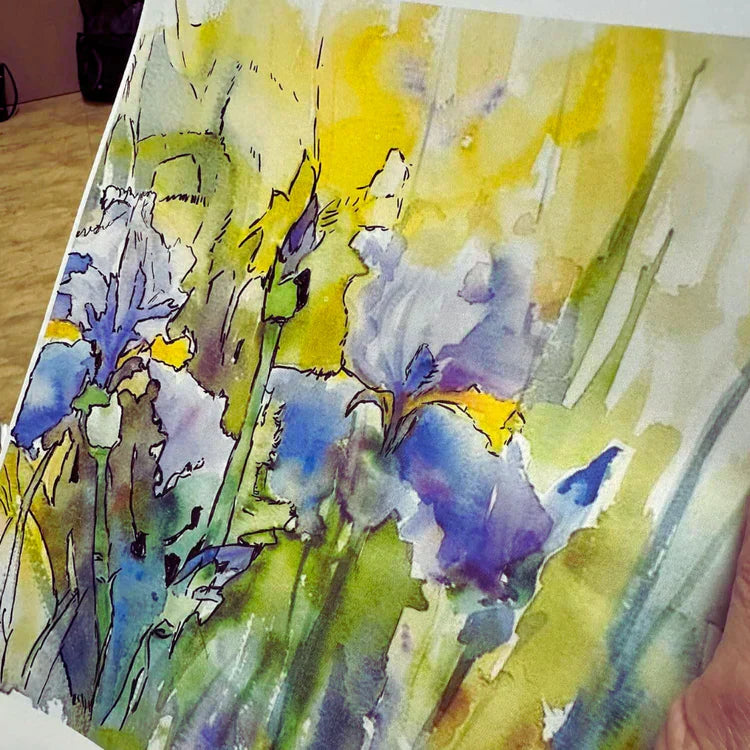 Easy Spring Art Activity for Non Artists: Try Reverse Coloring to Unwind