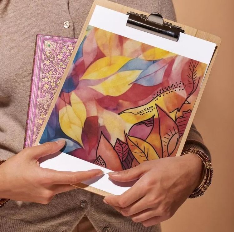 Reverse Coloring – Fall Leaves Printable PDF of Relaxing Art for All Ages