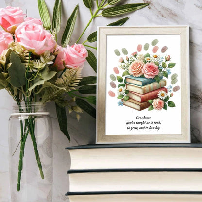 DIY Handprint Flower Gift for Grandma – Print, Customize, and Gift in Minutes!