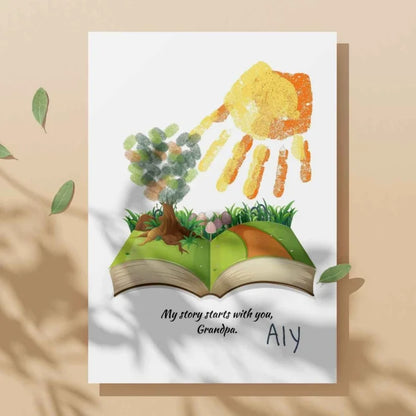 Easy Gift for the Grandpa Who Has Everything: DIY Handprint Art, 5 Unique Designs