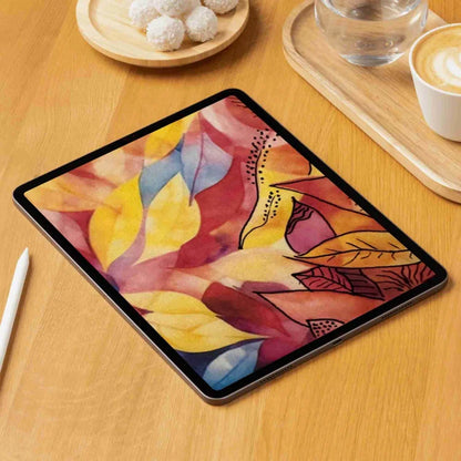 Colorful reverse coloring pages with stylus, perfect for drawing on tablets or iPads using Procreate or similar apps