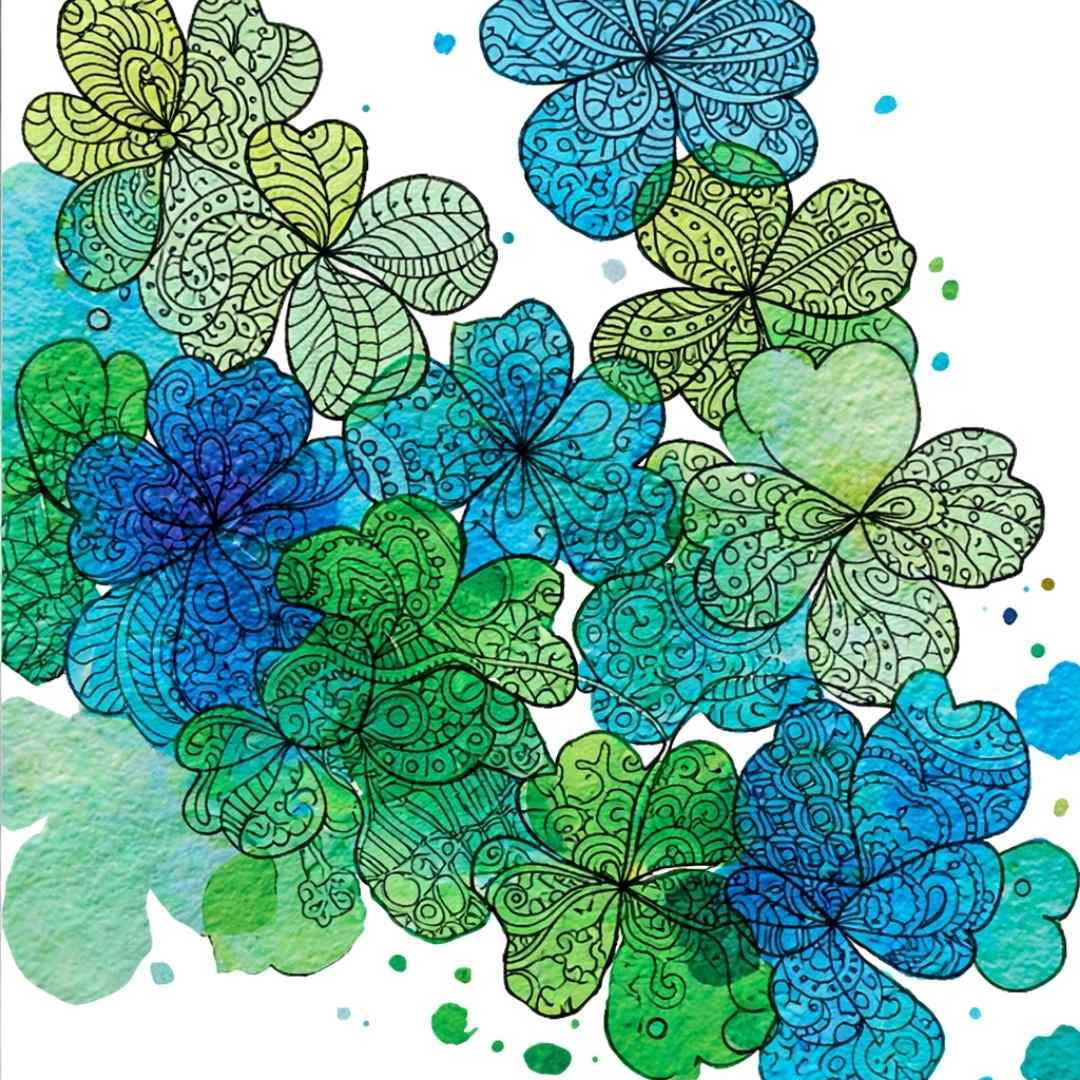 Irish Reverse Coloring Pages – 16 Page Printable for St. Patrick’s Day and Beyond