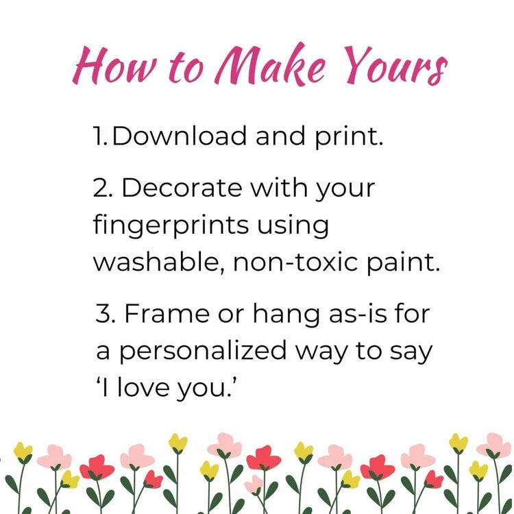 Keepsake handprint art printables for grandparents, easy gifts kids can make