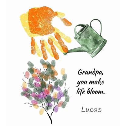 Easy Gift for the Grandpa Who Has Everything: DIY Handprint Art, 5 Unique Designs